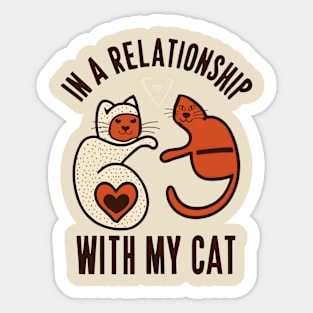 In a relationship with my cat Sticker